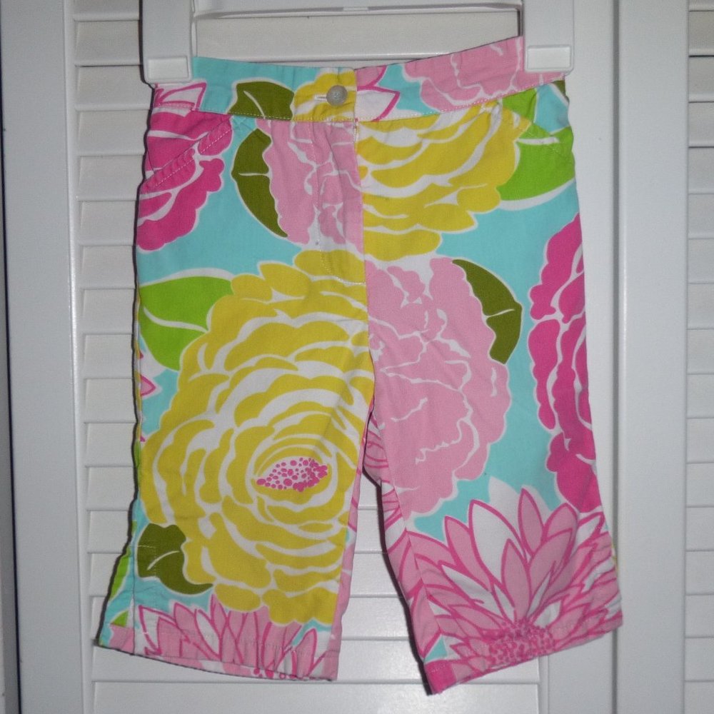 Lilly Pulitzer girls Bermuda shorts size 3T flower print